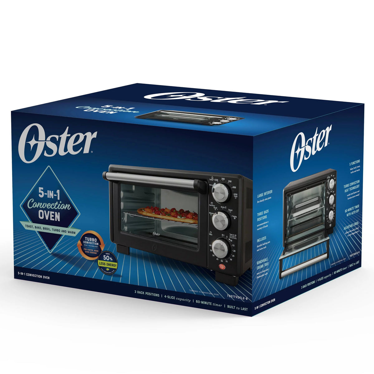 Convection 4-Slice Toaster Oven Matte Black K627