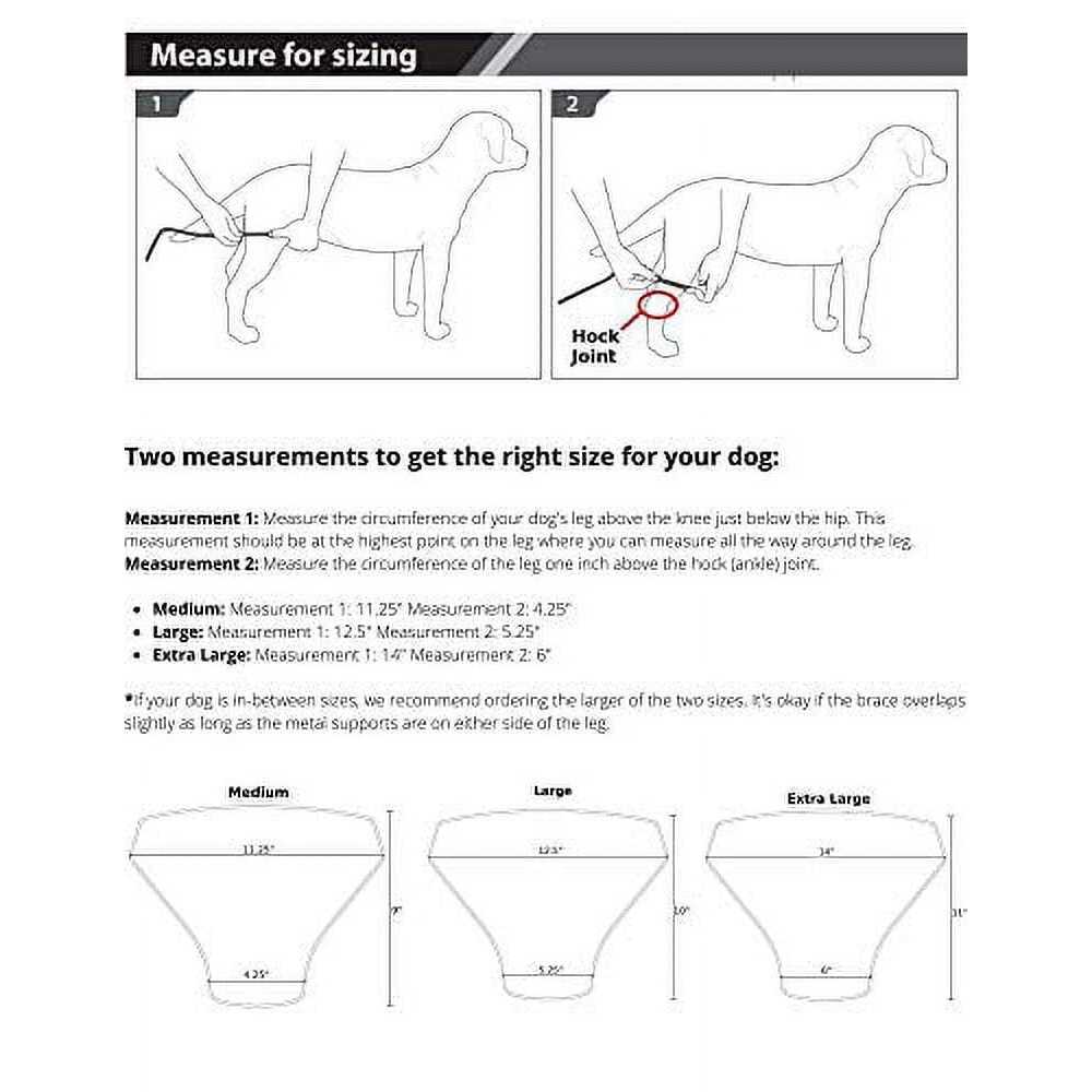 Metal Hinged Knee Brace for Dogs J2307