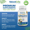 800mg Monolaurin Capsules 100 Count Vegan Non-GMO Gluten Free Supplement O49324