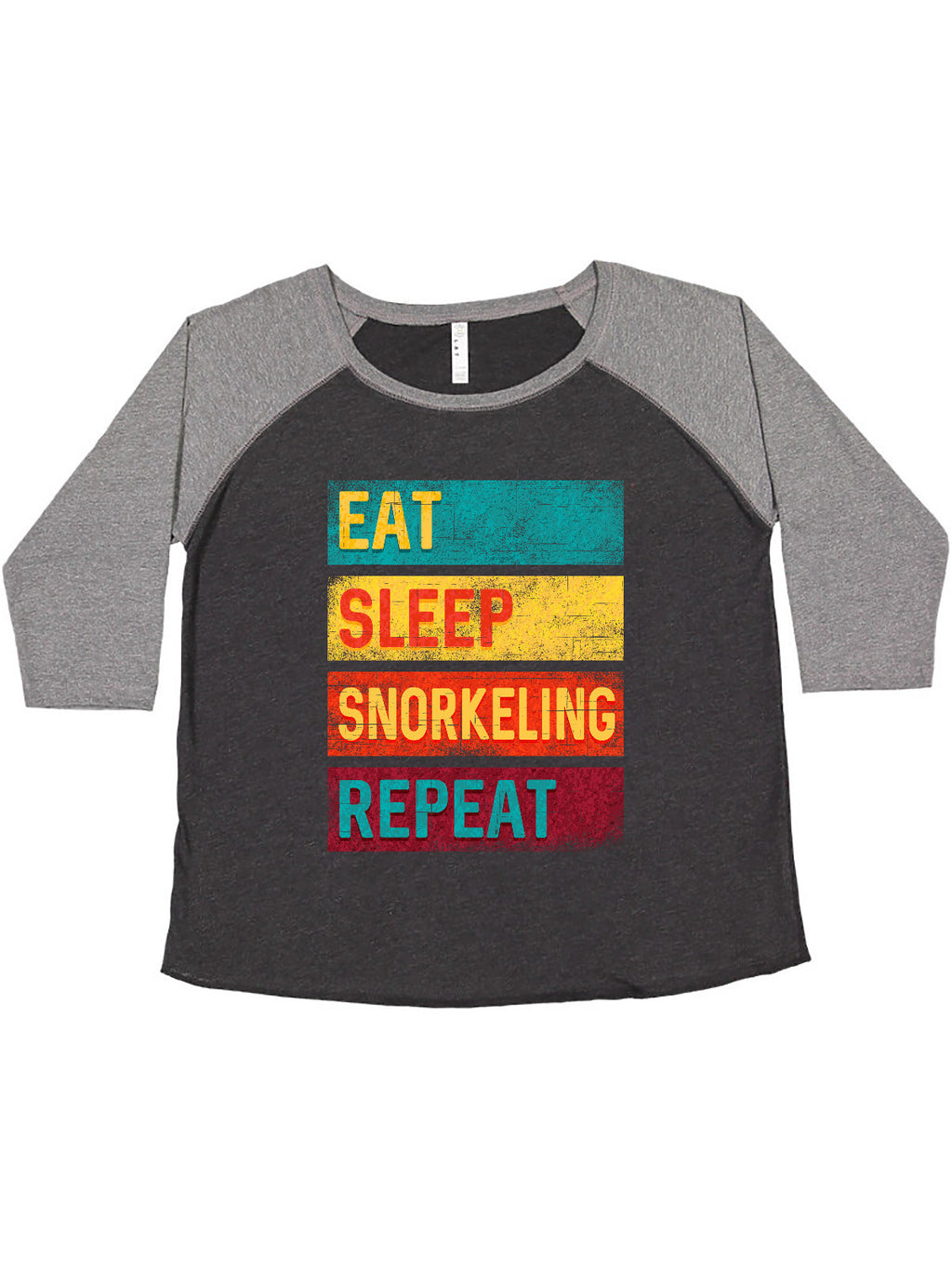 Snorkeling Repeat Women's Plus Size T-Shirt P9251