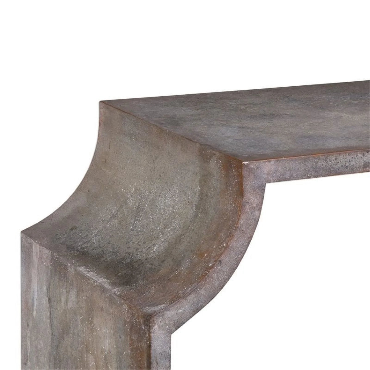 Contemporary Console Table in Stone Gray T471