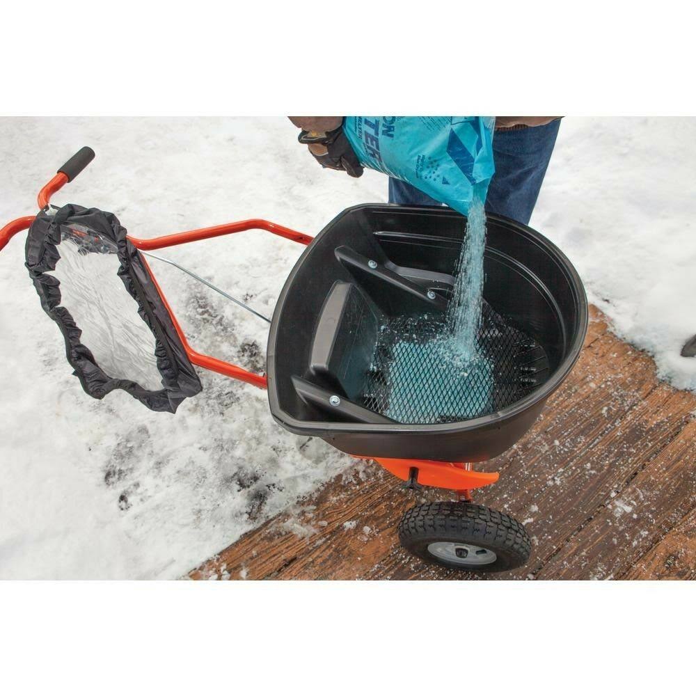 130 lb Push Broadcast Salt Spreader K24534