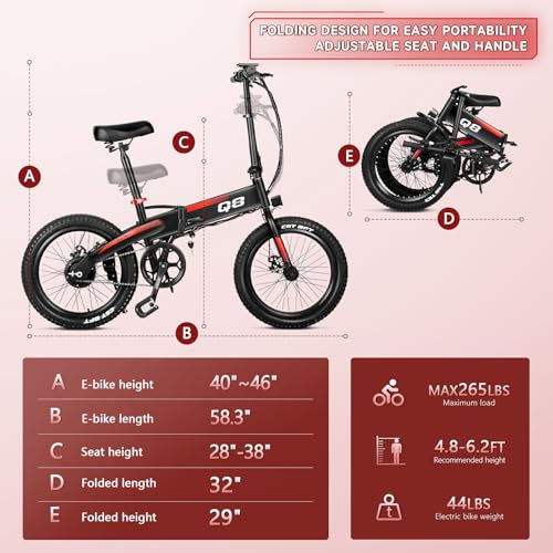 Electric Bike with 500W Motor and Removable Battery V71276