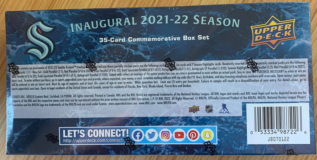 NHL Hockey Trading Card Box Set P8712