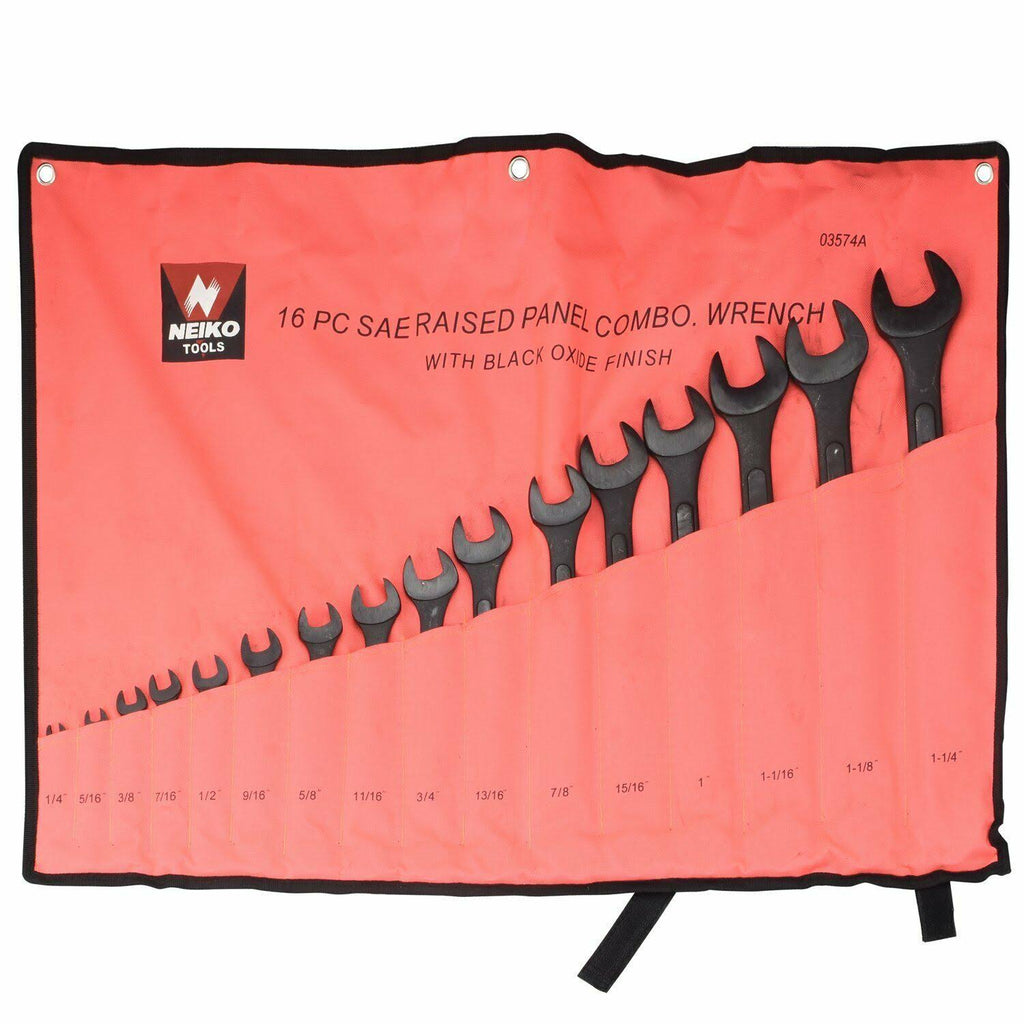 16 Piece Jumbo Combination Wrench Set T18664