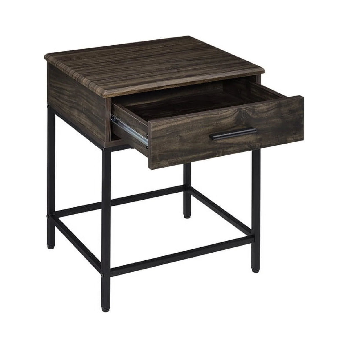 Brown Engineered Wood End Table with Drawer V226590