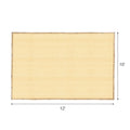 10' x 12' Wheat Shade Cloth with Grommets M6525