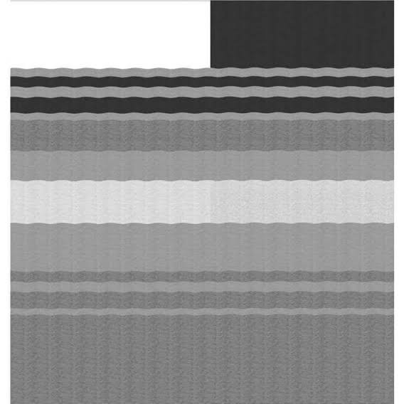 Campout Vinyl Bag Awning Black-Gray 3.5m 11ft-6in B201
