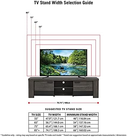 Carbon Grey TV Stand Z8347
