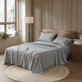 King 100% Cotton Flannel Printed Sheet Set X7681