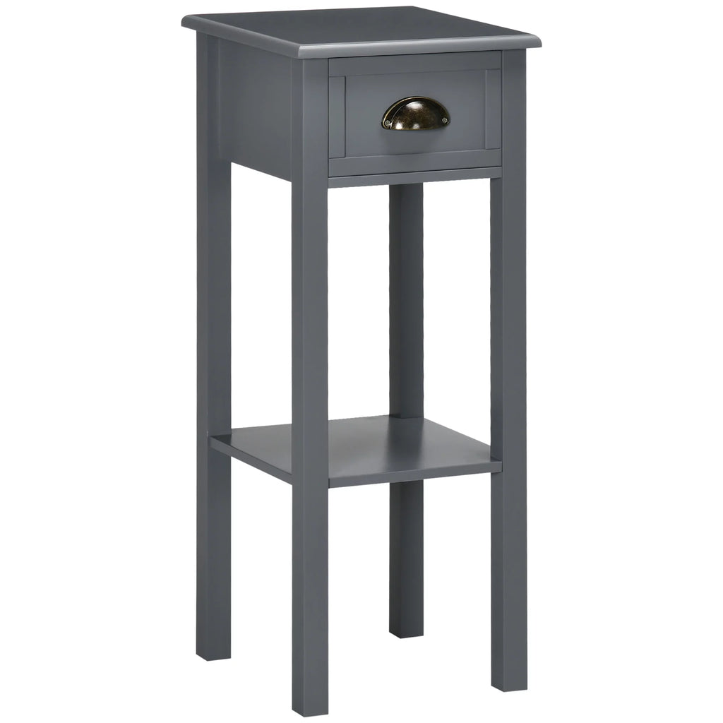 2-Tier Side Table with Drawer Shelf M761134