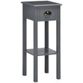 2-Tier Side Table with Drawer Shelf M761134