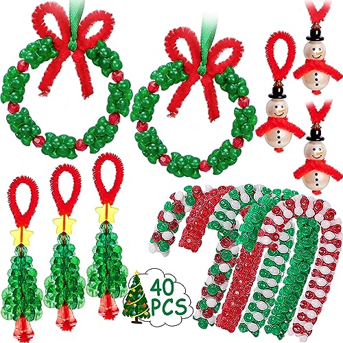 Beaded Ornament Kit, 40 Pieces D7635