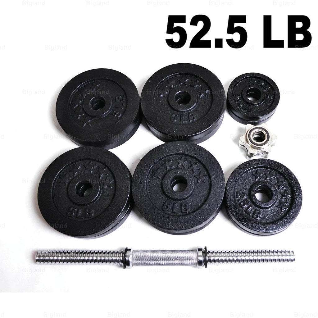 Adjustable Dumbbell Single Unit Black Plated Cast Iron R281947