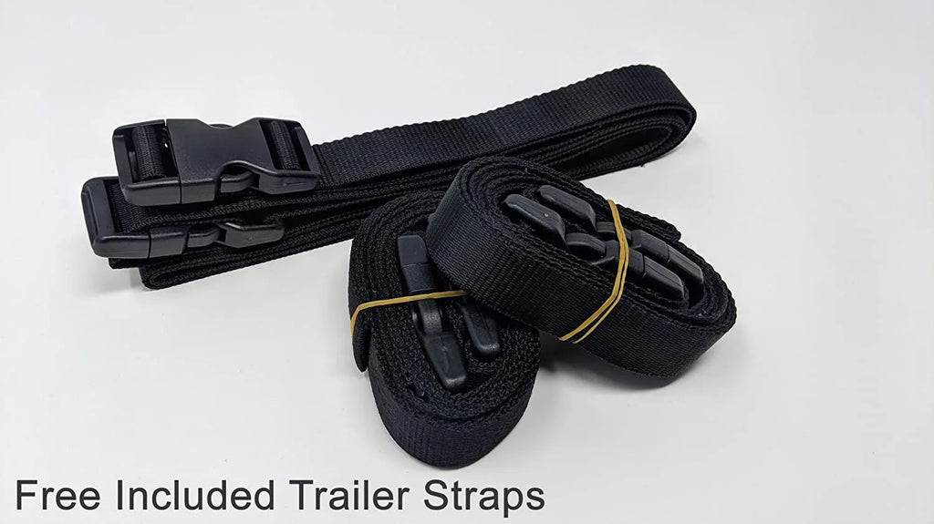 Gray/Black All Weather Jet Ski Cover with Trailer Straps and Storage Bag D76467