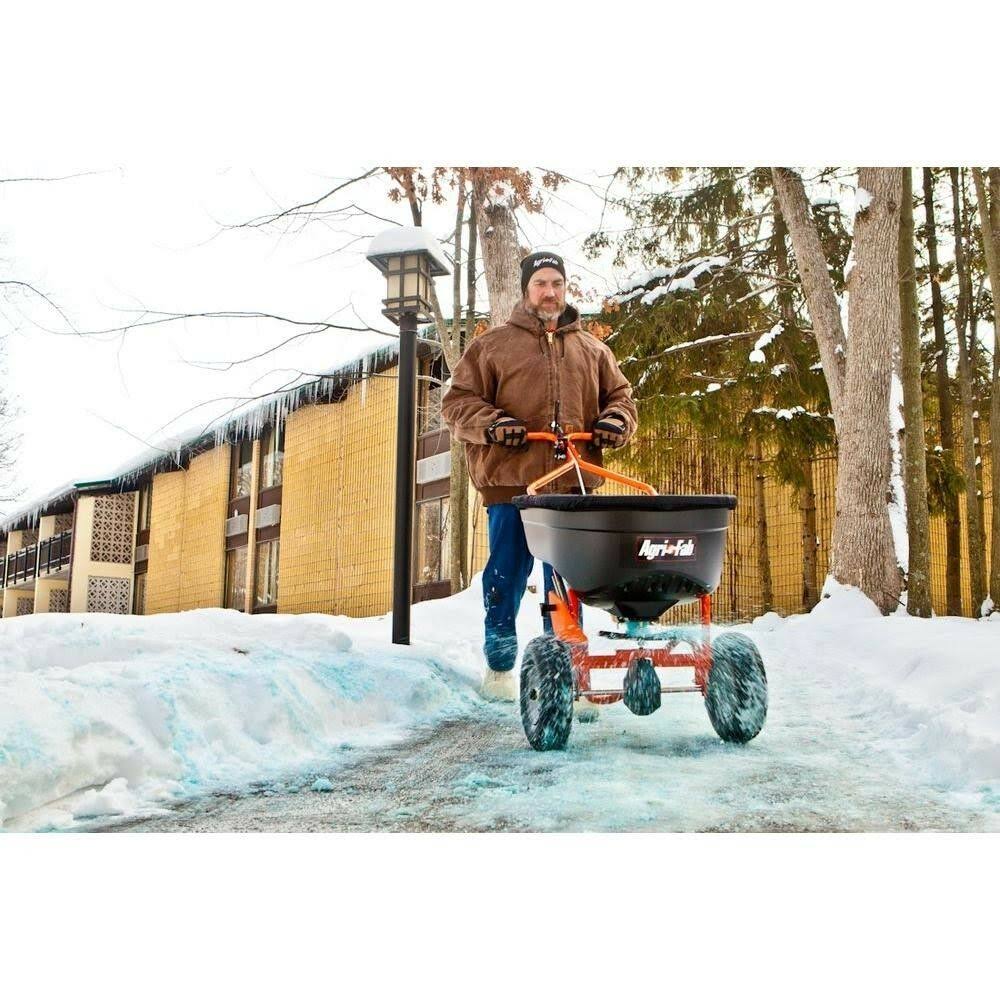 130 lb Push Broadcast Salt Spreader K24534