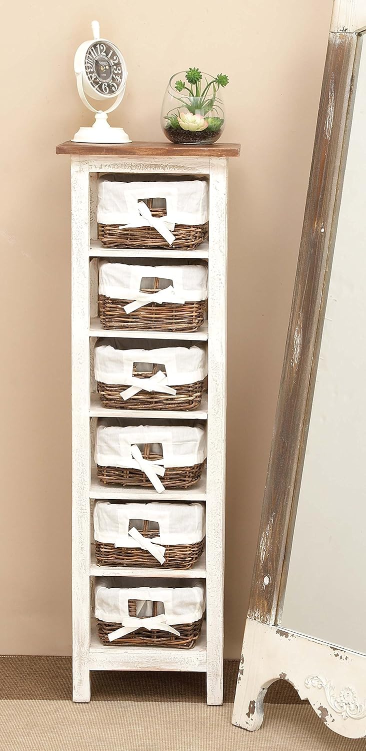 Wood Rattan Cabinet P978213