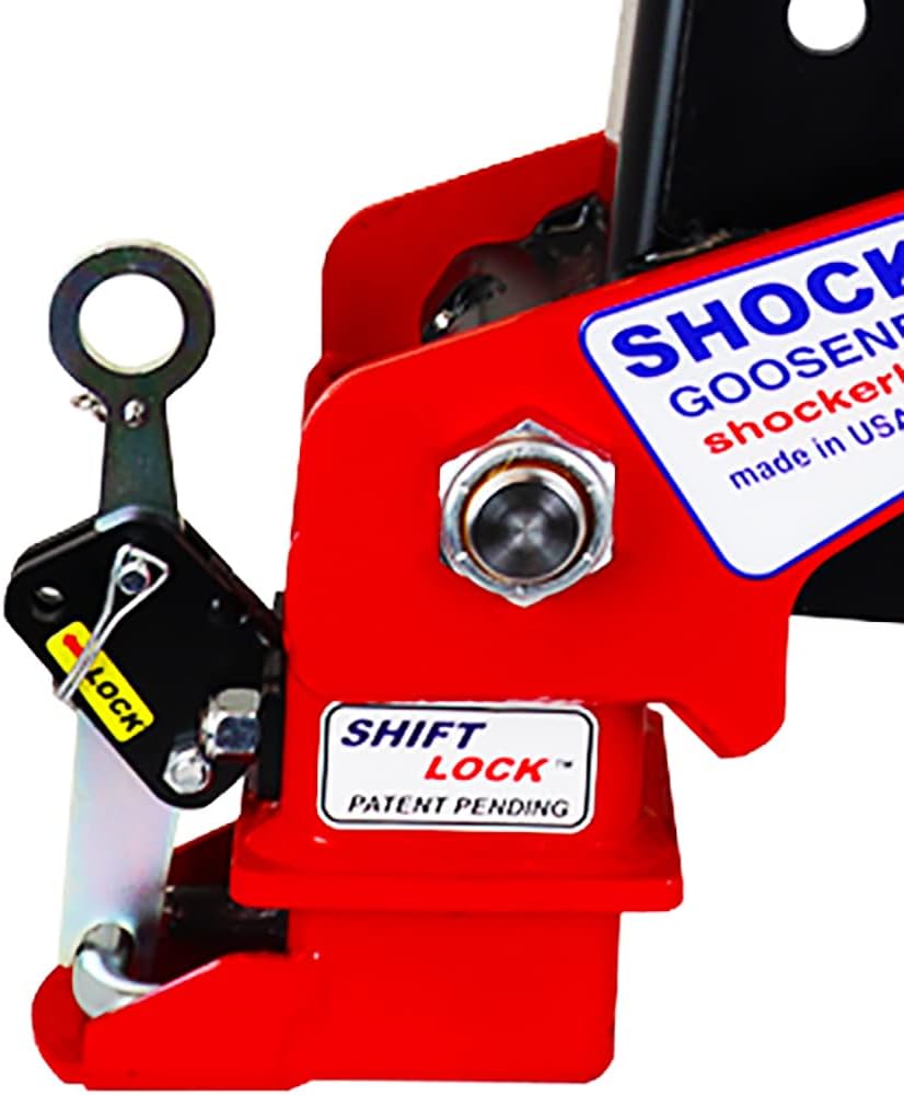 Gooseneck Air Hitch & Coupler, Round 3-15/16" Angled Pin 30K Coupler 9" Offset I736553