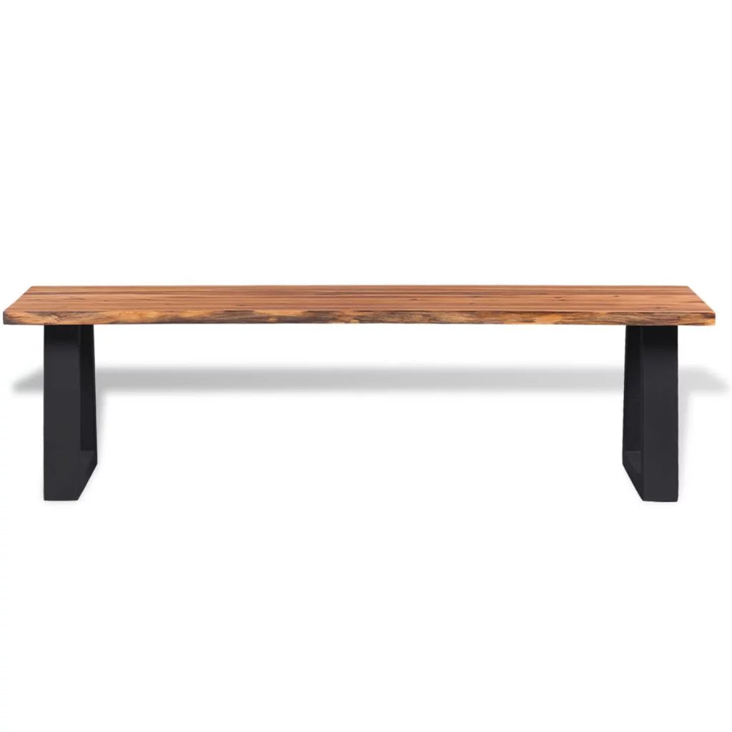 Solid Acacia Wood Bench C30226