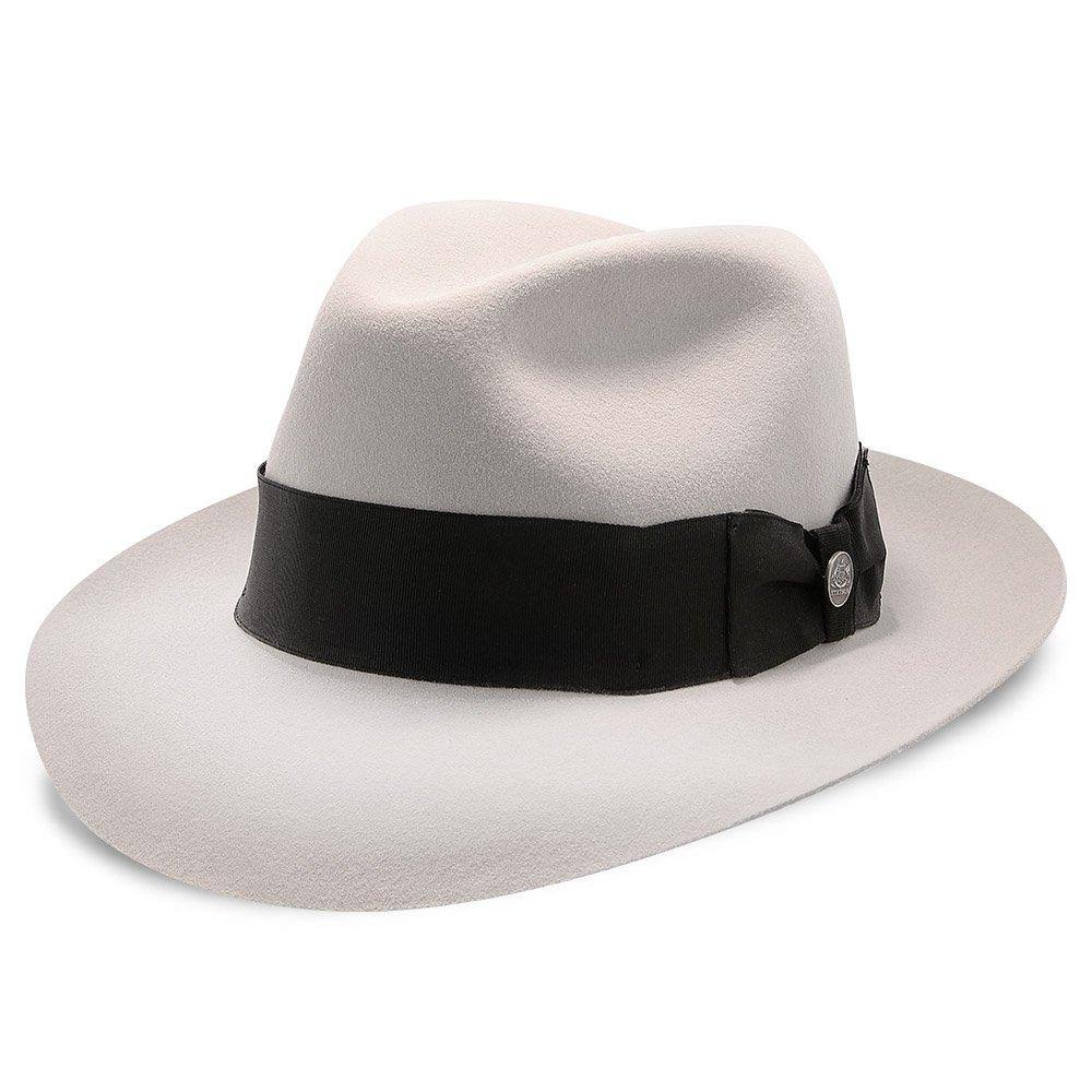 Navy Fur Felt Fedora Hat C17862
