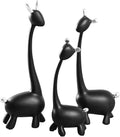 Red Giraffe Ornaments Statue Resin (3 Per Set) O2663