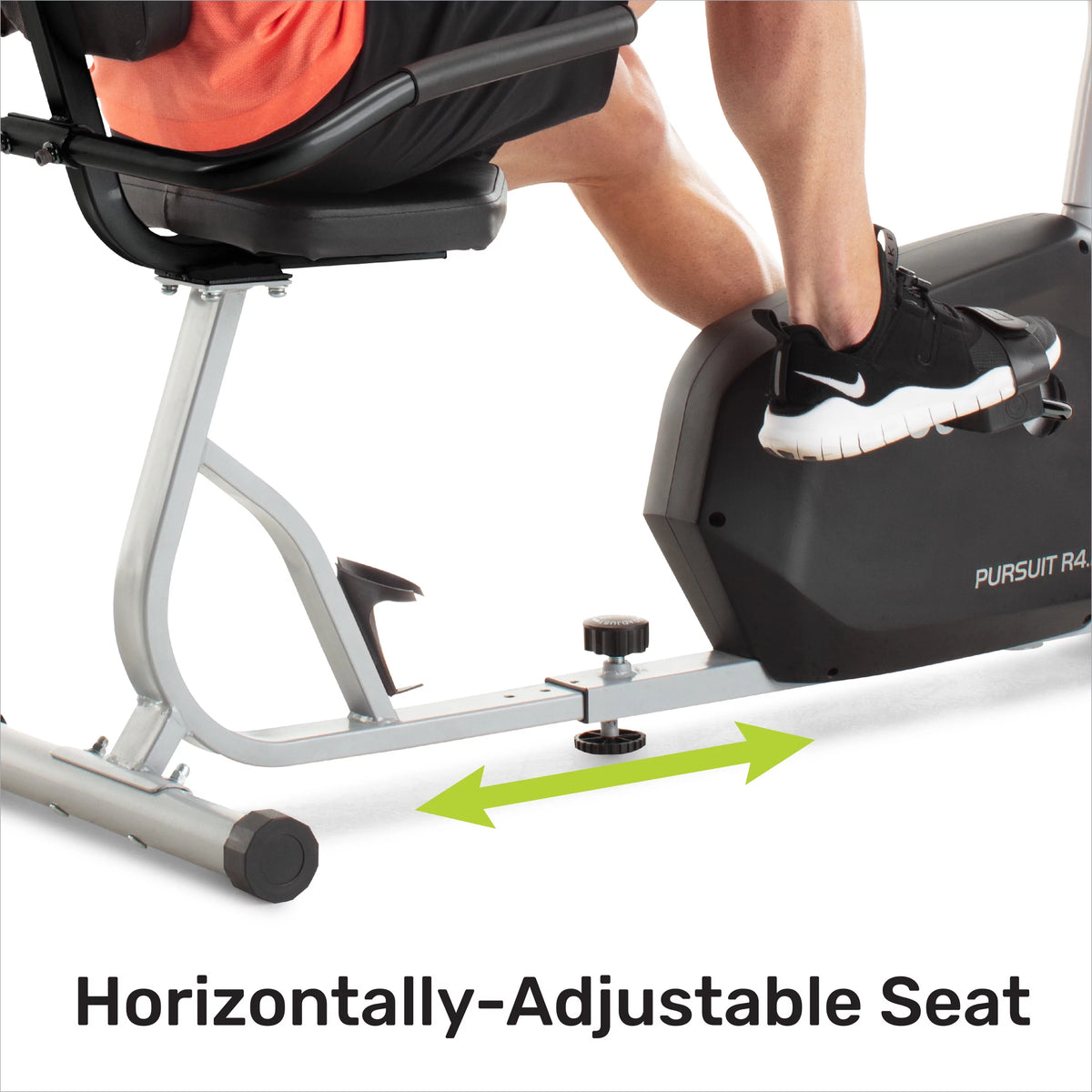Recumbent Exercise Bike with Inertia-Enhanced Flywheel Z330416