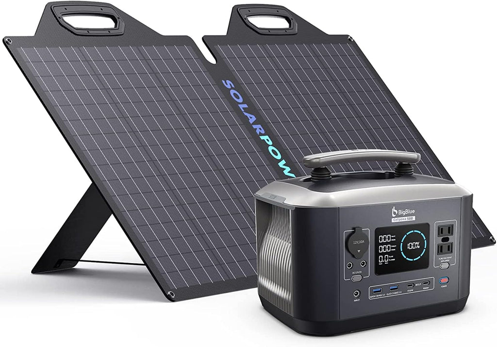 Portable Power Station 537.6Wh LiFePO4 Battery Solar Generator A2491