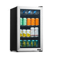 100 Can Stainless Steel Beverage Refrigerator Q9596