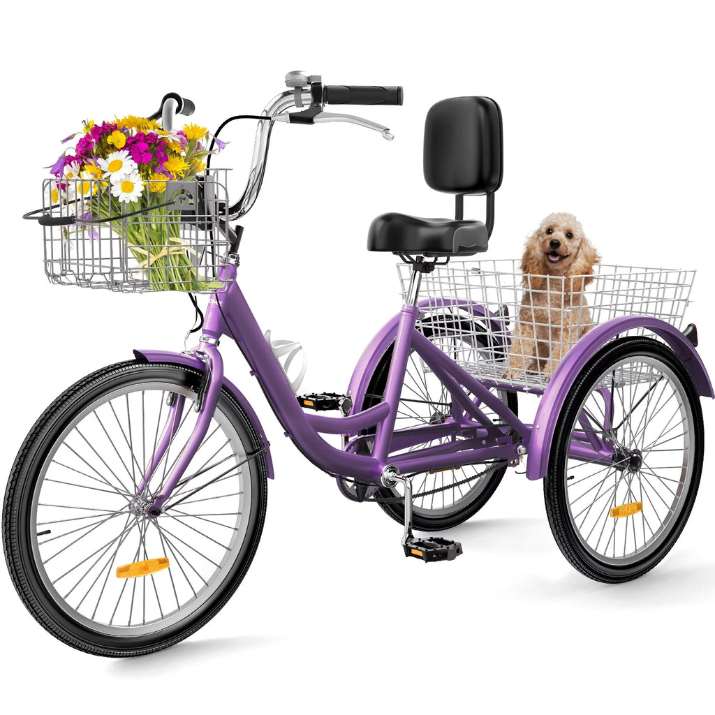 Blue 26 Adult Tricycle 3 Wheel Bike R631