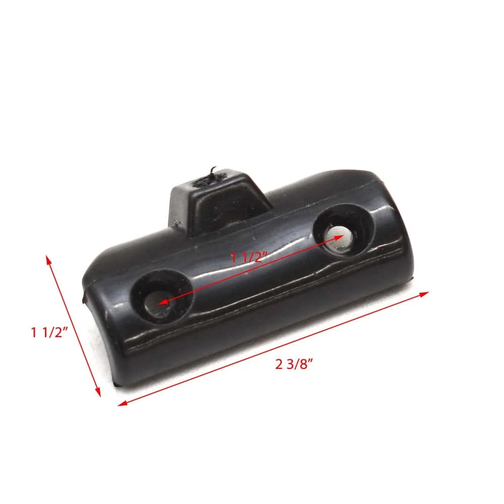 7/8 Inch Black Plastic Bimini Tube Rail Mount (Pair) J234916