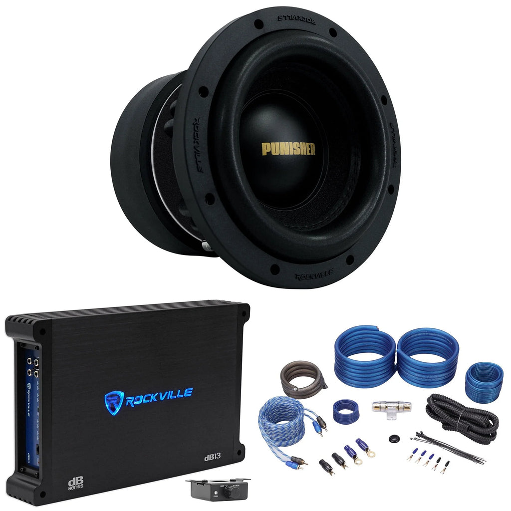 8" 750w RMS Car Subwoofer with Mono Amplifier S39748