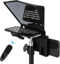 Adjustable Teleprompter with HD Glass & Remote, Pack of 2 B2709