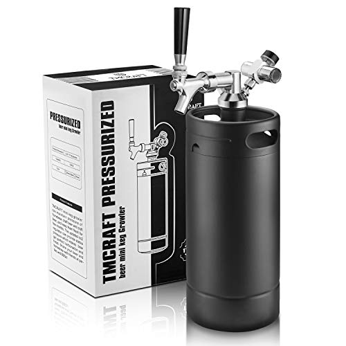 128oz Stainless Steel Pressurized Growler Tap System H429330