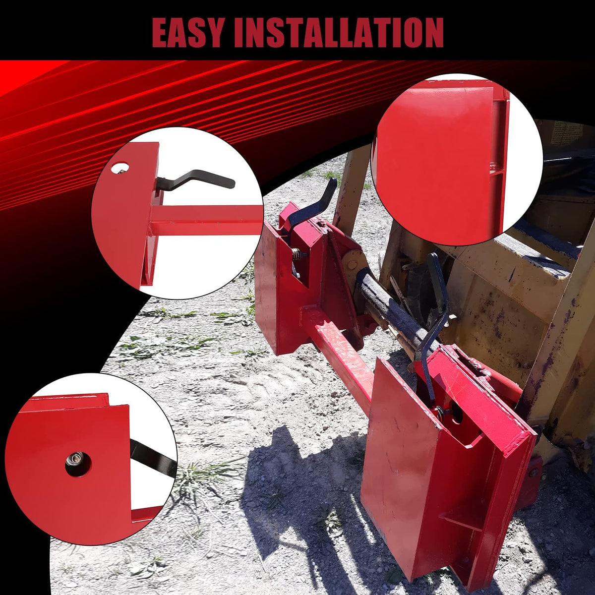 Skid Steer Style Mount Quick Tach Conversion Adapter Plate K1980