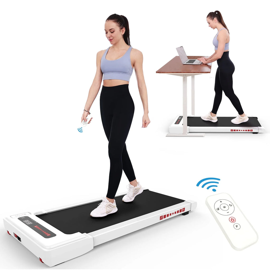 White 2.25HP Portable Mini Treadmill C14700