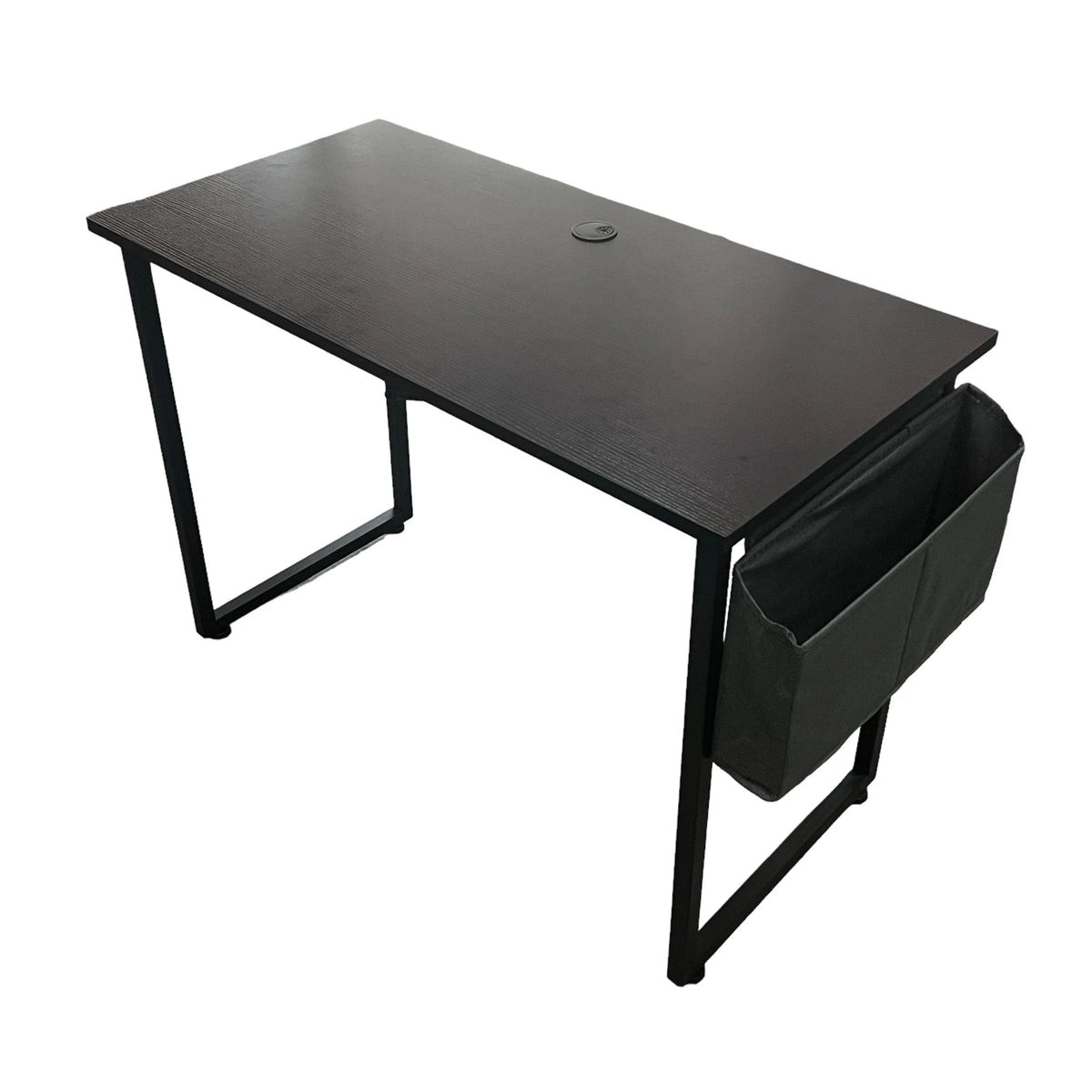 Black Computer Desk with Side Storage Bag J935