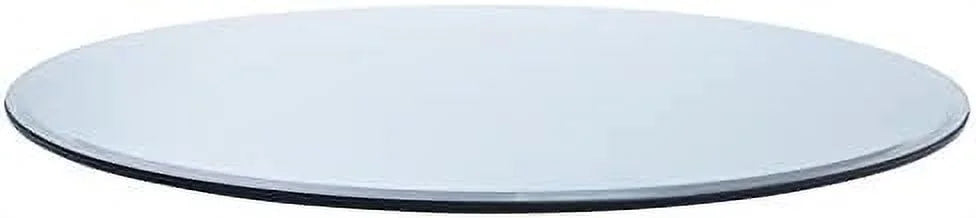 38" Round 1/4" Thick Tempered Clear Glass Table Top X97748