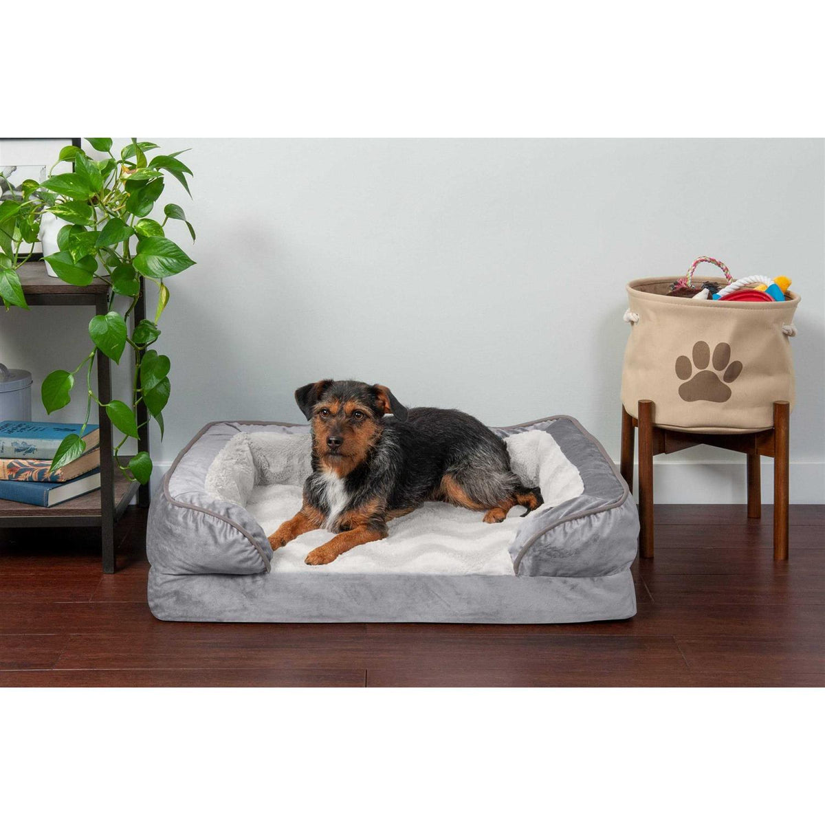 Velvet Sofa Dog Bed F33072