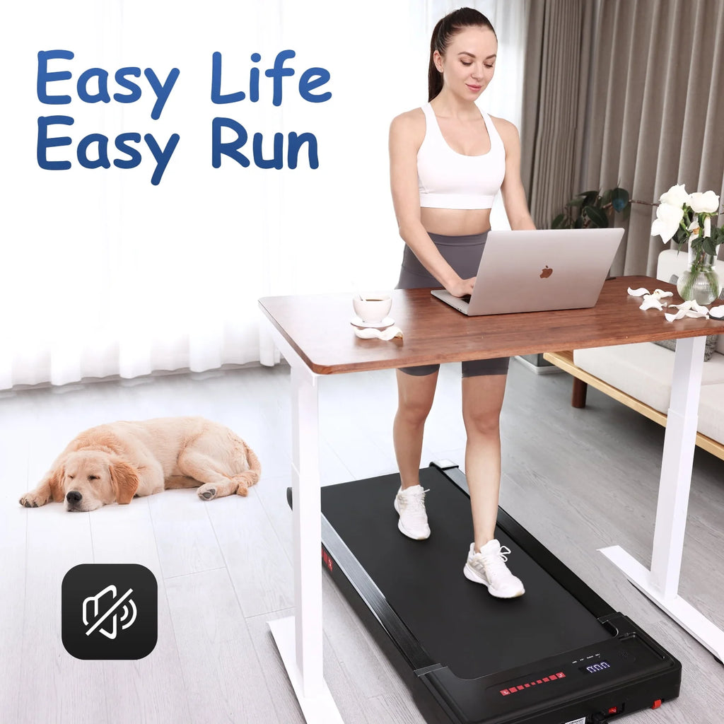 White 2.25HP Portable Mini Treadmill C14700