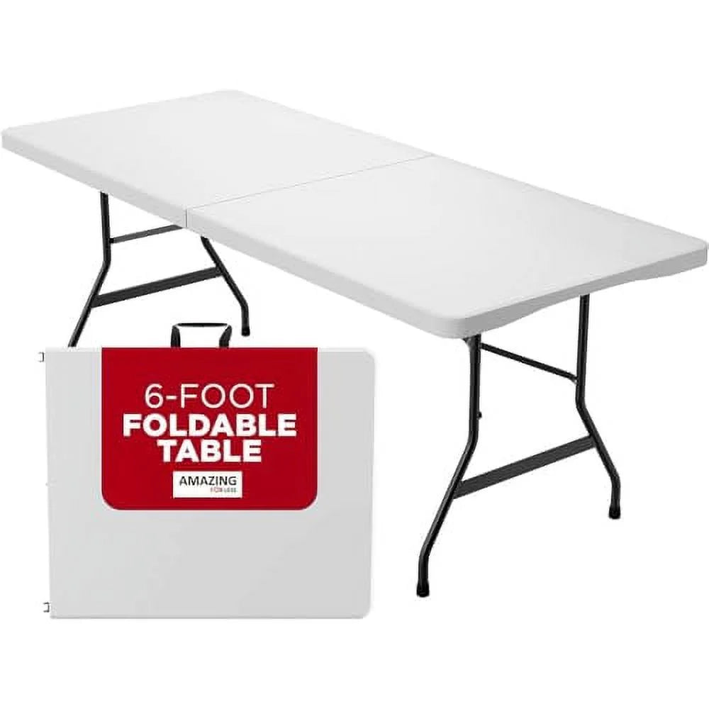6ft Bi-Fold Folding Plastic Table O380