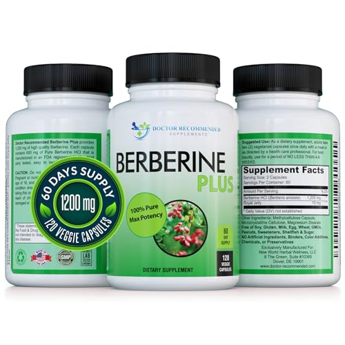 1200mg Berberine Veggie Capsules with Royal Jelly F53084