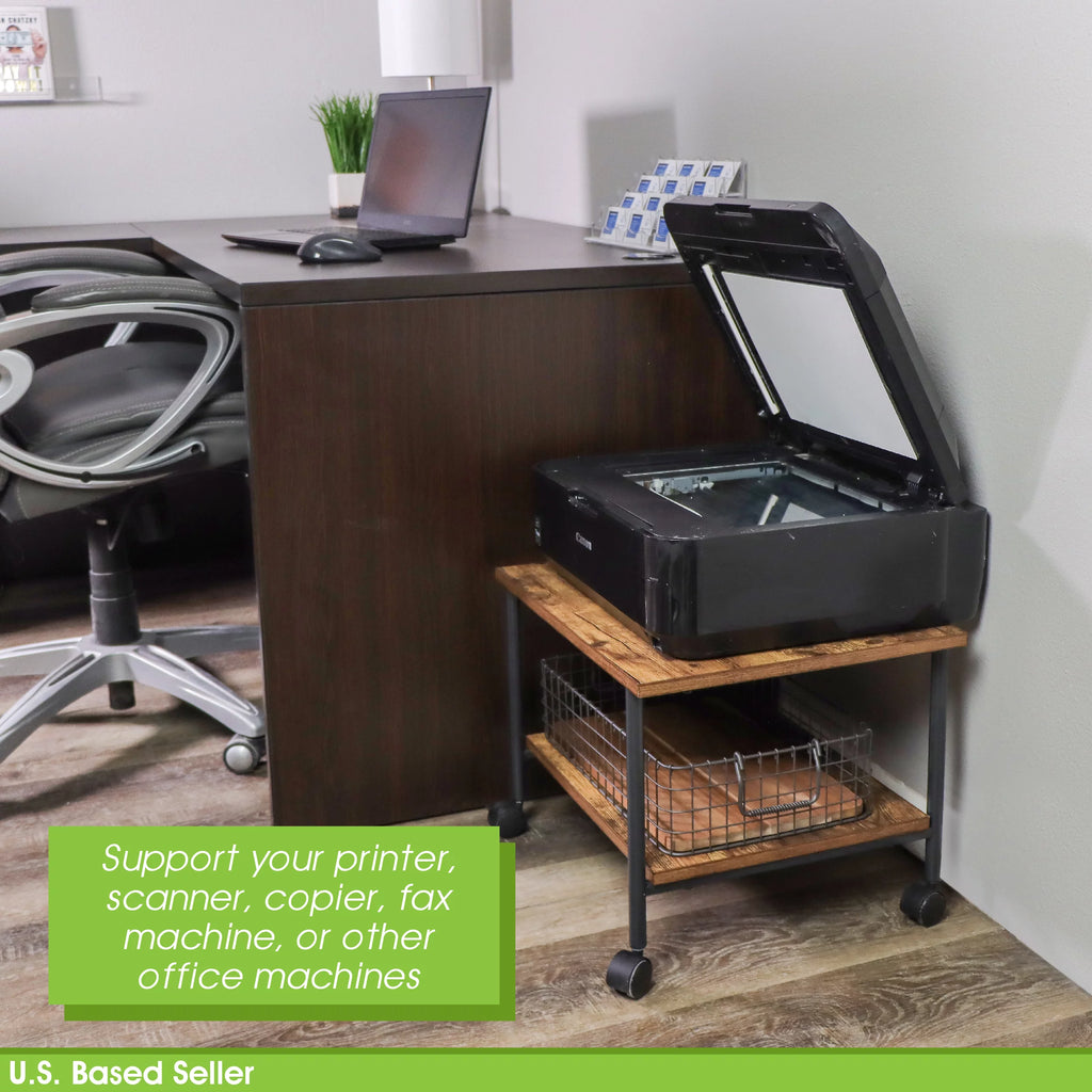 Rolling Cart on Wheels 2 Shelf H48770