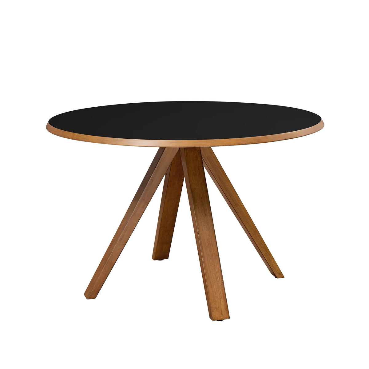 Black/English Oak Round Dining Table R25965