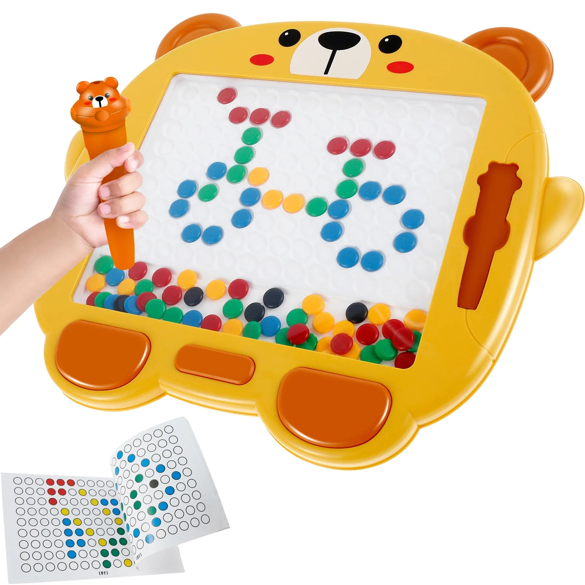 Colorful Magnetic Drawing Board with Magnetic Pen and Cards P1792