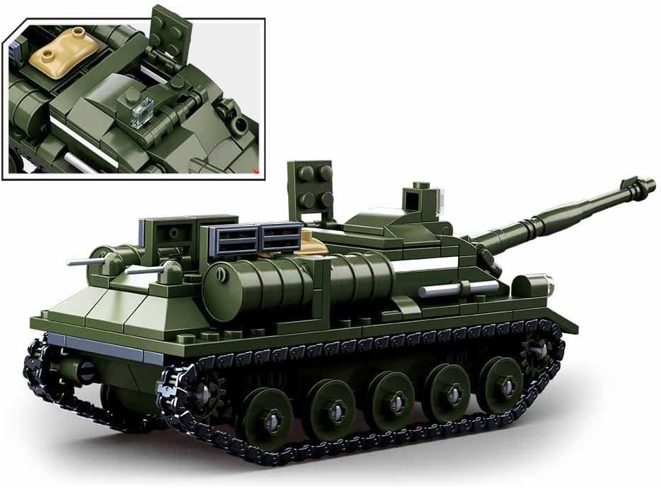 Su-85 Tank Building Block (338 PCS) with 2 Soldier Figures N966983
