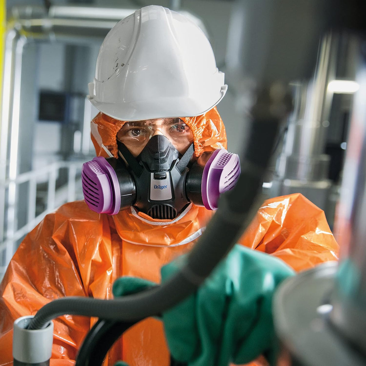 Half-Face Respirator Mask with 2x P100/Multi-Gas Combination Cartridge X529045