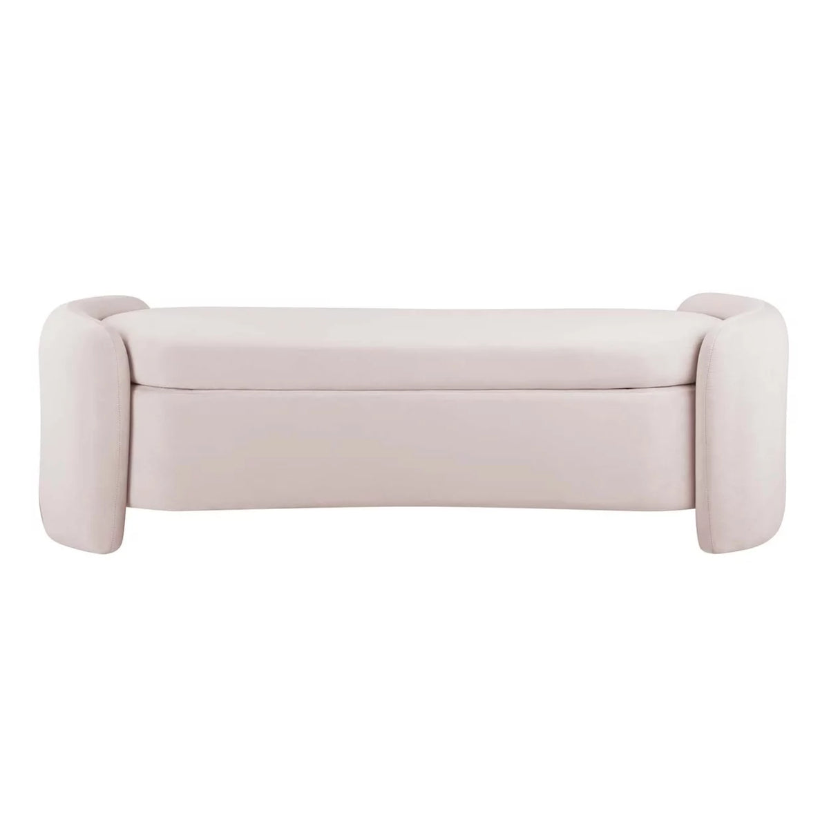 Pink Performance Velvet Bench U65510