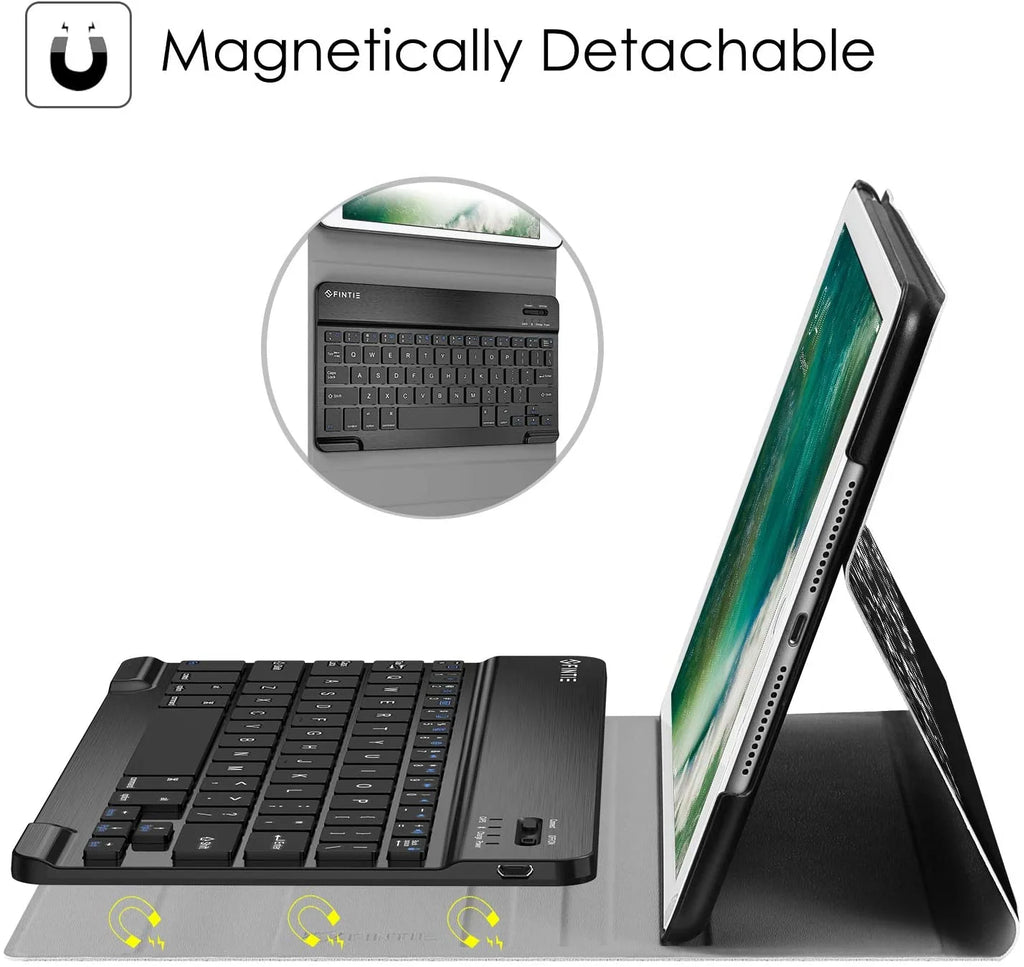 Slim Shell Stand Cover Keyboard Case for iPad 9.7 6th/5th Generation and iPad Air 2 I887