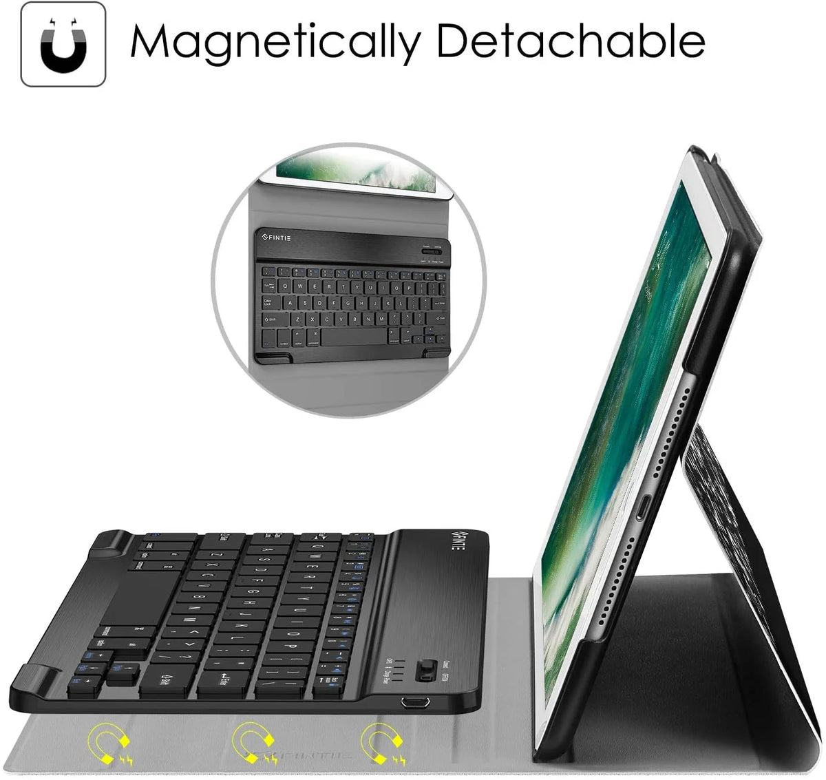 Slim Shell Stand Cover Keyboard Case for iPad 9.7 6th/5th Generation and iPad Air 2 I887