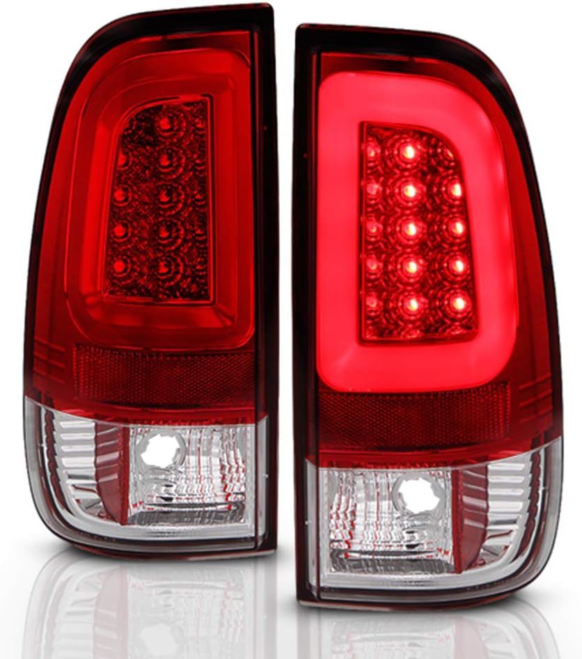 Ford F150 F250 F350 F450 Super Duty LED Tail Lights Pair Set F5861